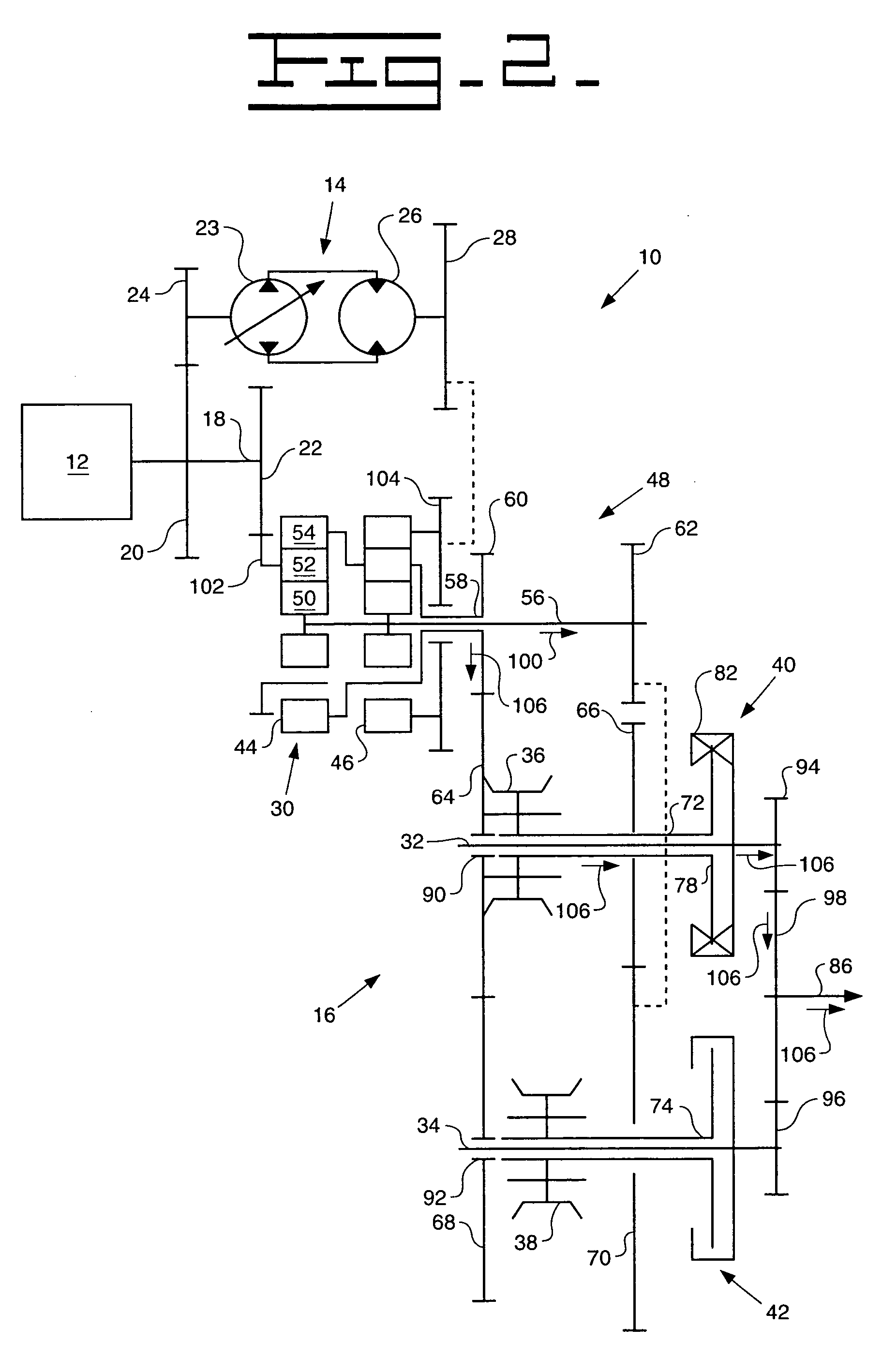 Hydromechanical transmission