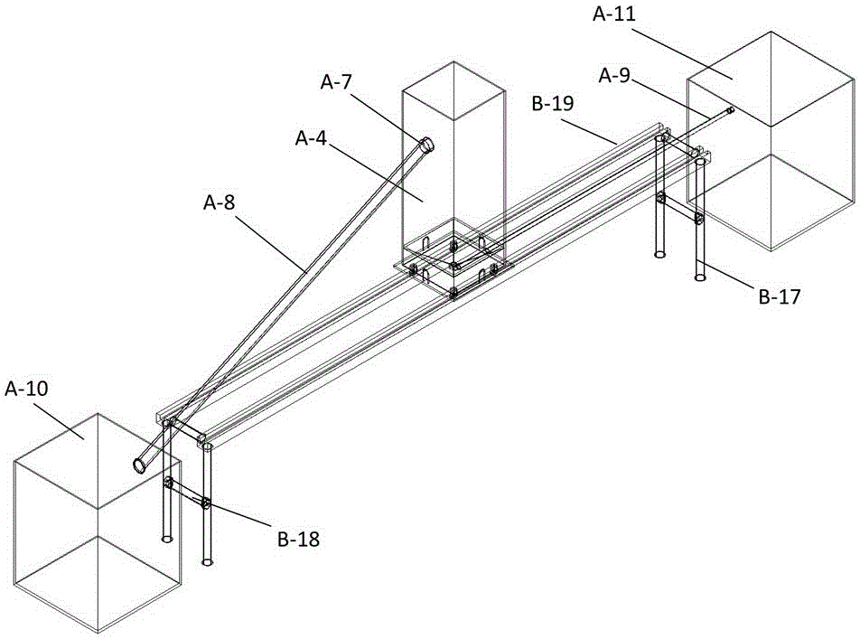 Device for batch experiment of soil body rainwater infiltration characteristics and use method thereof