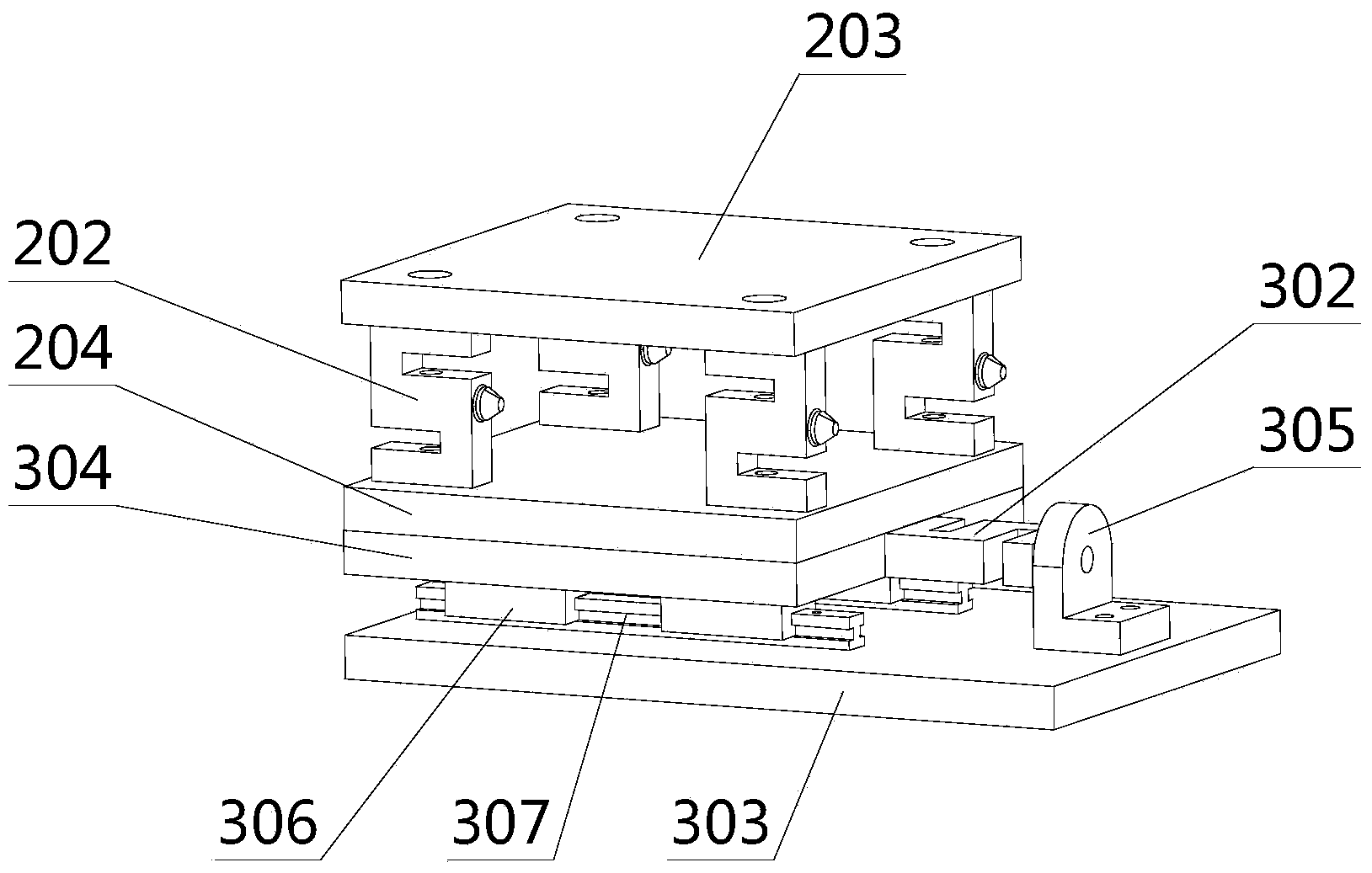 Combined type propeller thrust torque measurement device