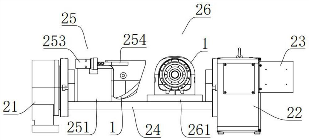 Robot joint clamping tool, machining equipment and machining method