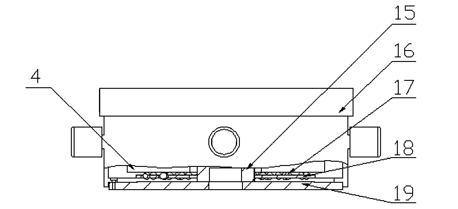 Centering and leveling work platform for high-precision cylindricity measuring instrument