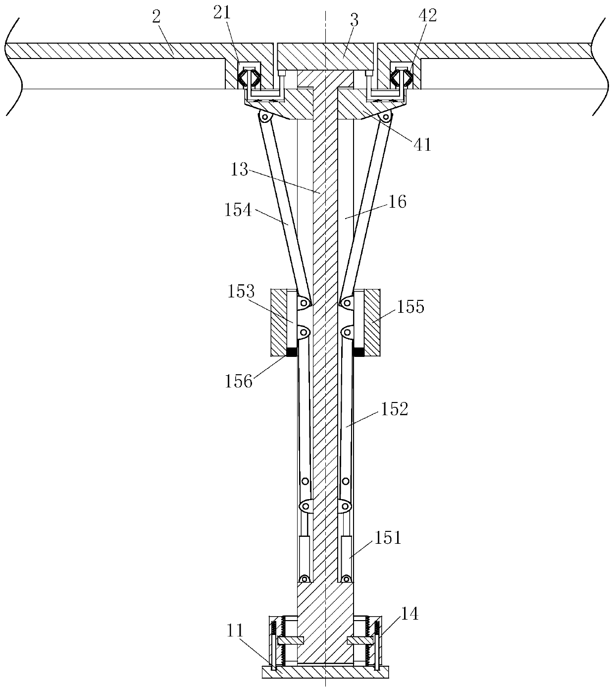 Rapid early removing support for construction engineering