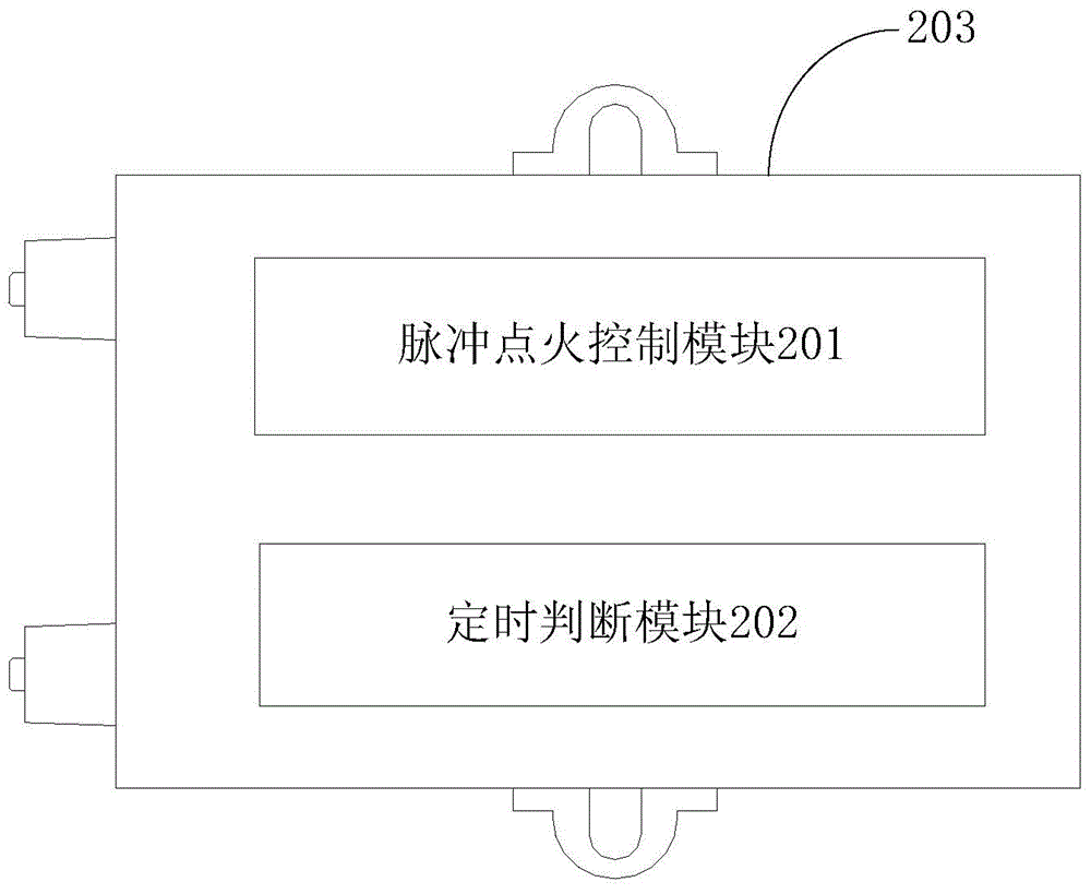 Gas appliance and pulse ignition device used for same and pulse ignition control method