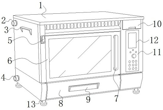 Unmanned aerial vehicle cleaning device with multi-aspect adjusting structure