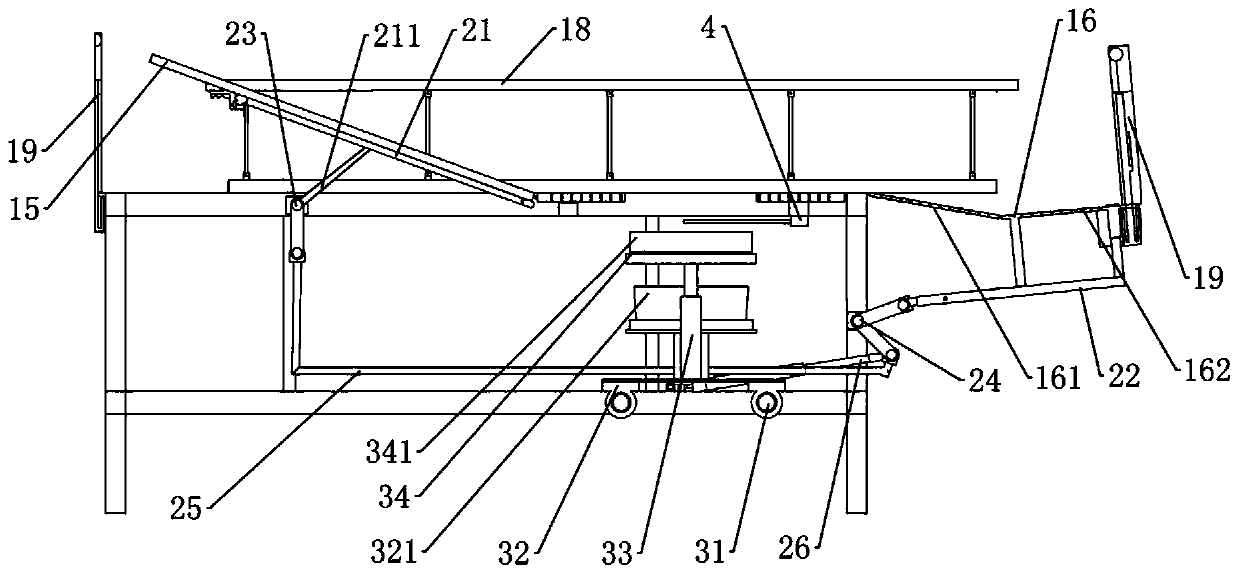 Full-automatic medical nursing bed for elder or critically ill patients