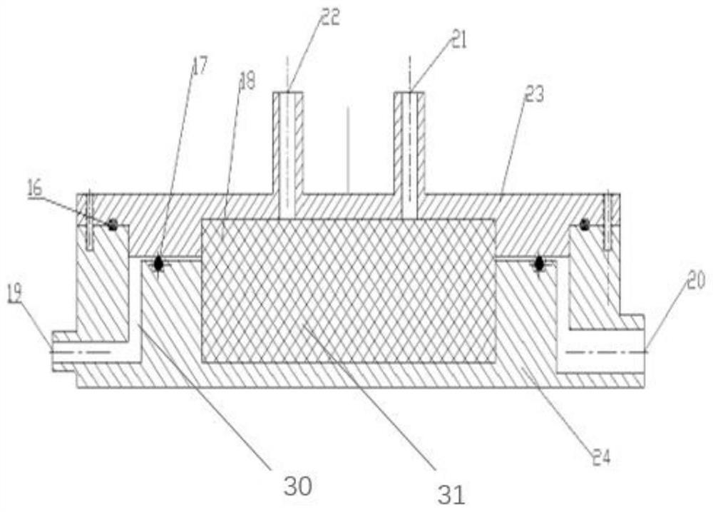 Wind tunnel device for continuous high temperature sealing performance test