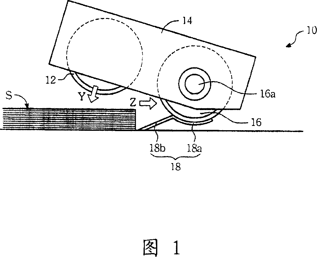 Paper-feeding mechanism against tilt