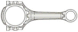 High-strength non-quenched and tempered steel material suitable for connection rod