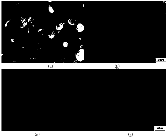 Method and device for preparation of micron-sized iron-based hollow sphere material