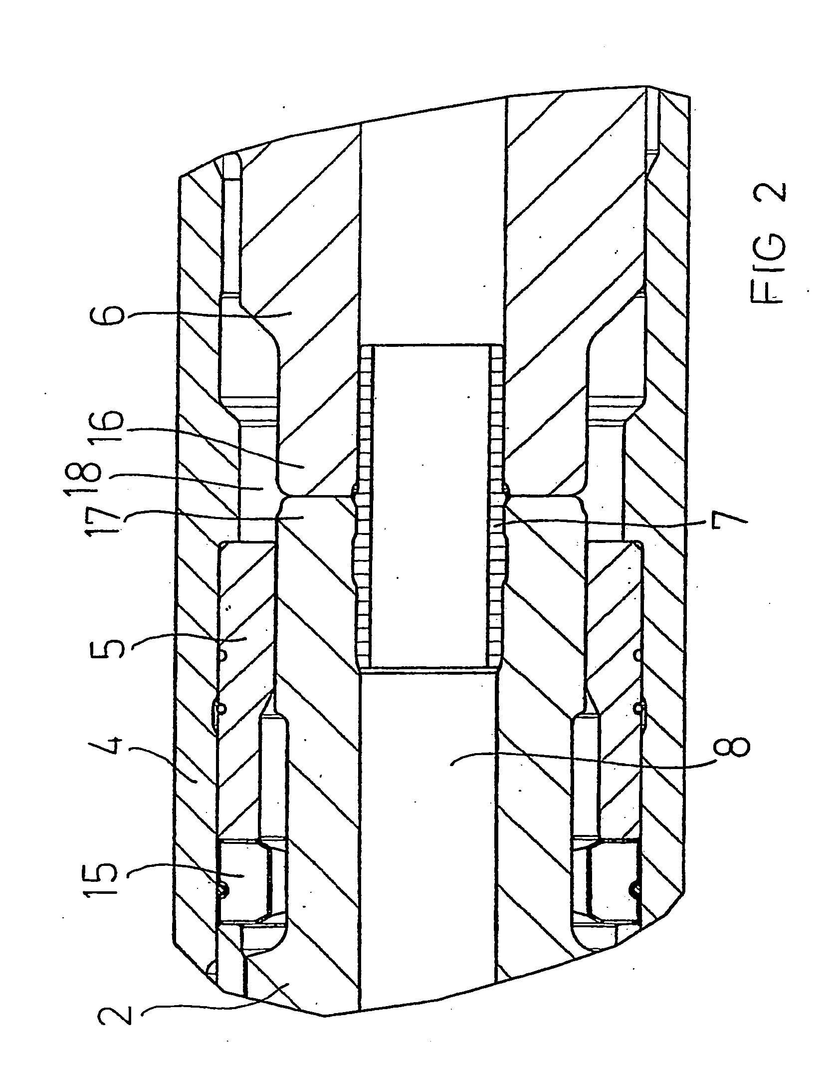 Compressed air percussive mechanism for a down hole hammer and down hole hammer