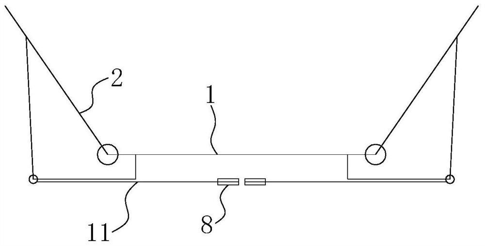 Postoperative rehabilitation training device for thoracic surgery patient