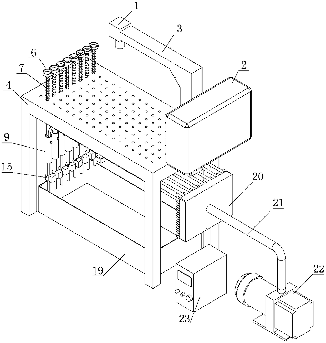 Fixtures for drug injection in fish animals