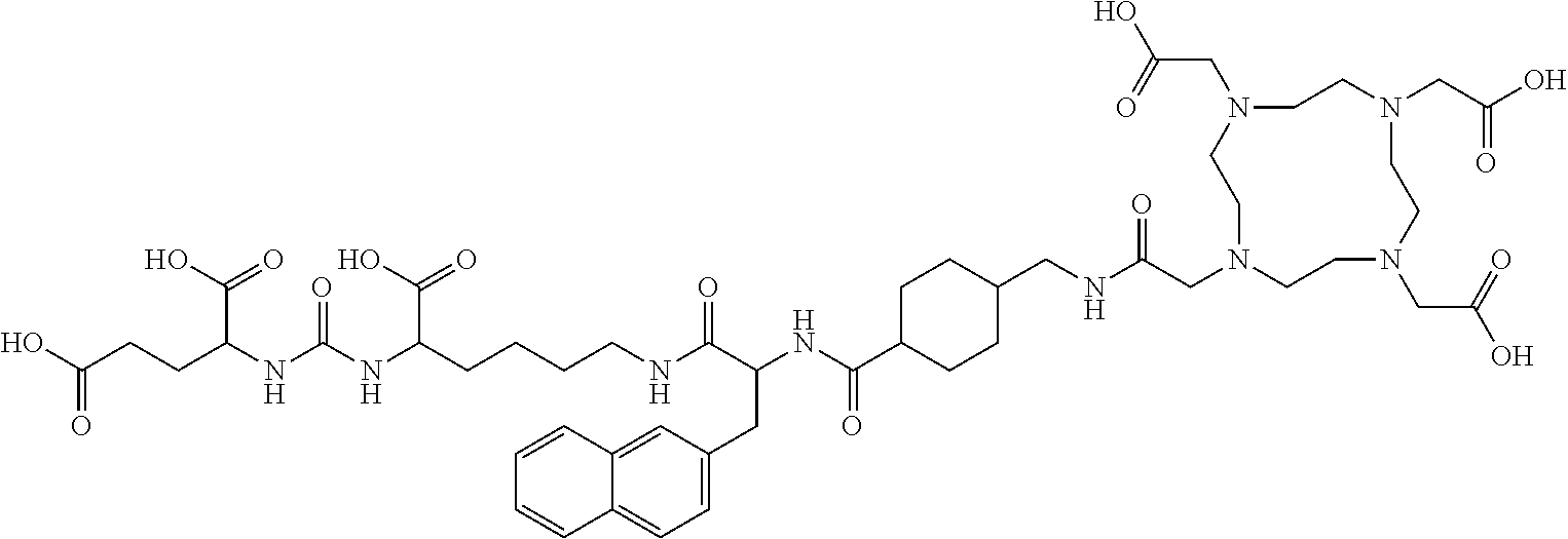 Method for labeling a prostate-specific membrane antigen ligand with a radioactive isotope