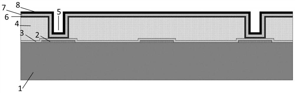 A kind of graphene detector and preparation method thereof