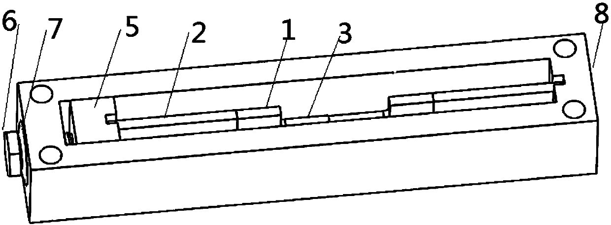 Magnetostrictive/resonator series connection composite resonant magnetic sensor