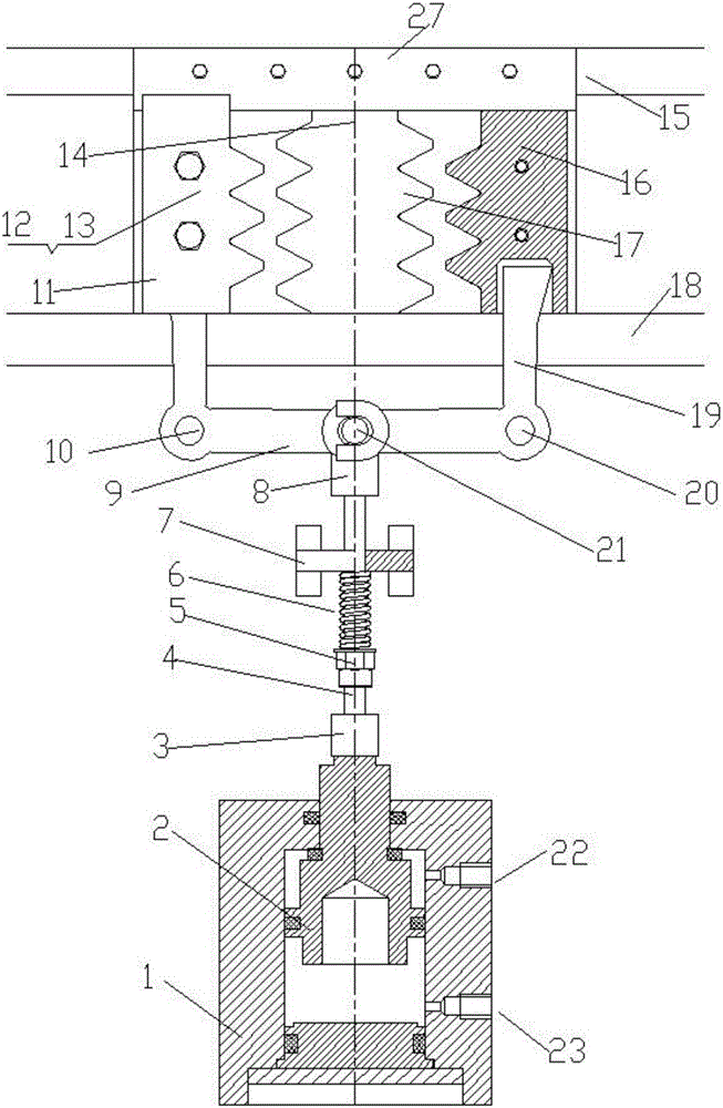 Safety braking device for gear and rack type lifting device