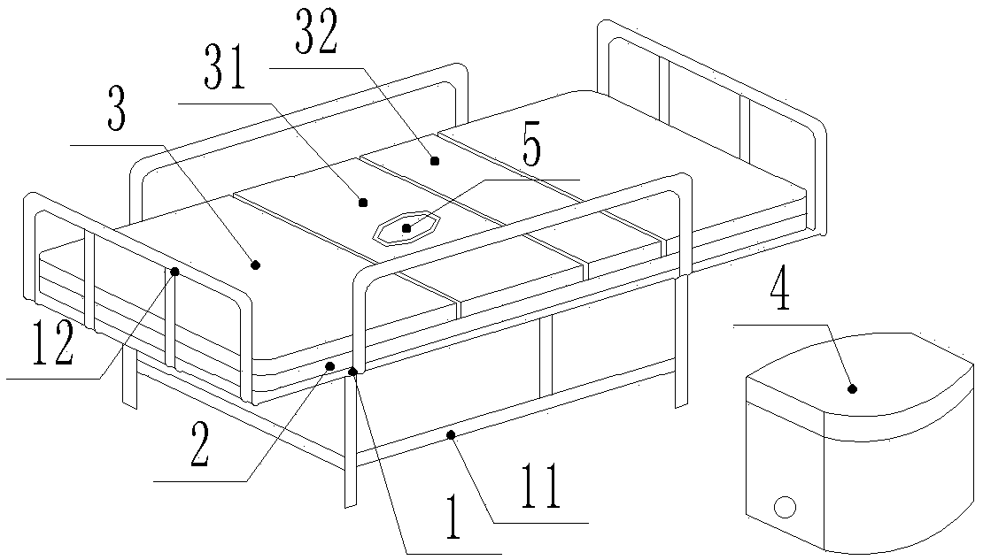 Intelligent nursing bed