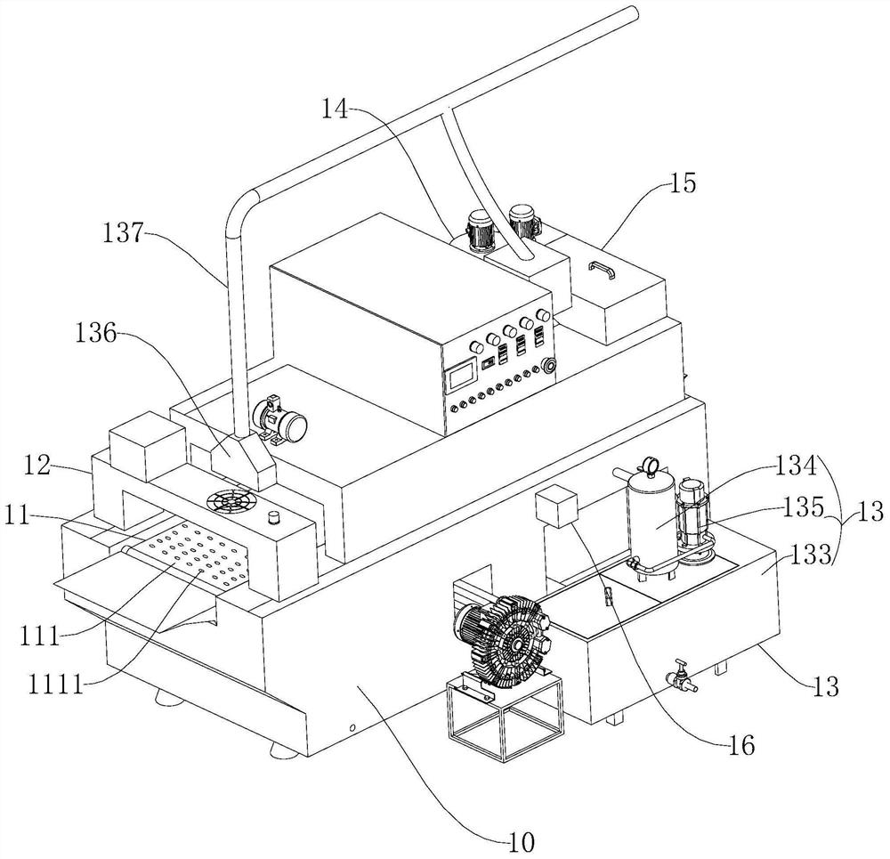 Heavy truck hub bearing unit comprehensive cleaning machine