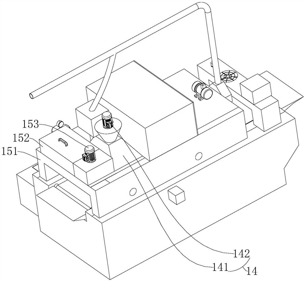 Heavy truck hub bearing unit comprehensive cleaning machine