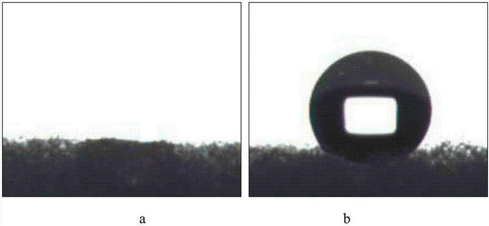 A kind of preparation method of hexagonal boron nitride modified oil-absorbing sponge