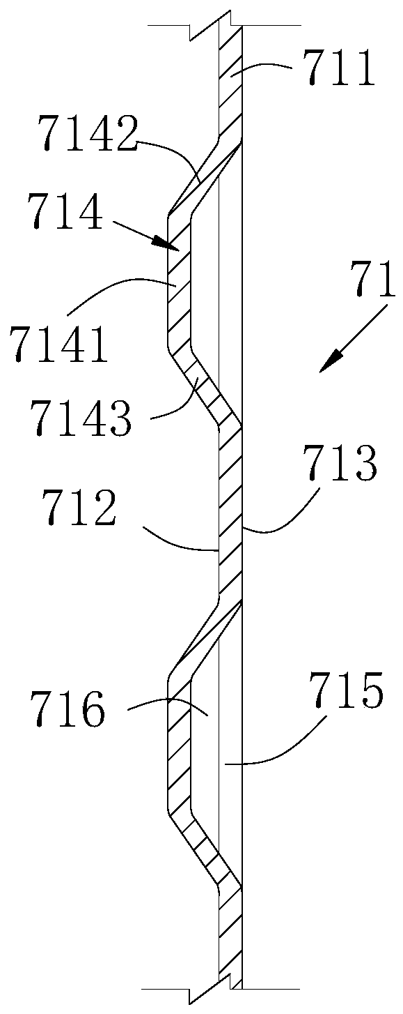 Centrifugal centripetal flow beam tube type water bed reactor