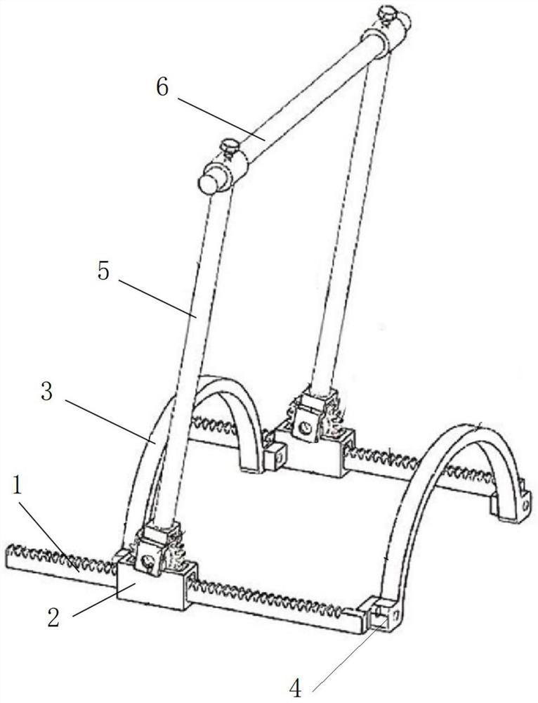 Simple double-wall corrugated pipe mounting device