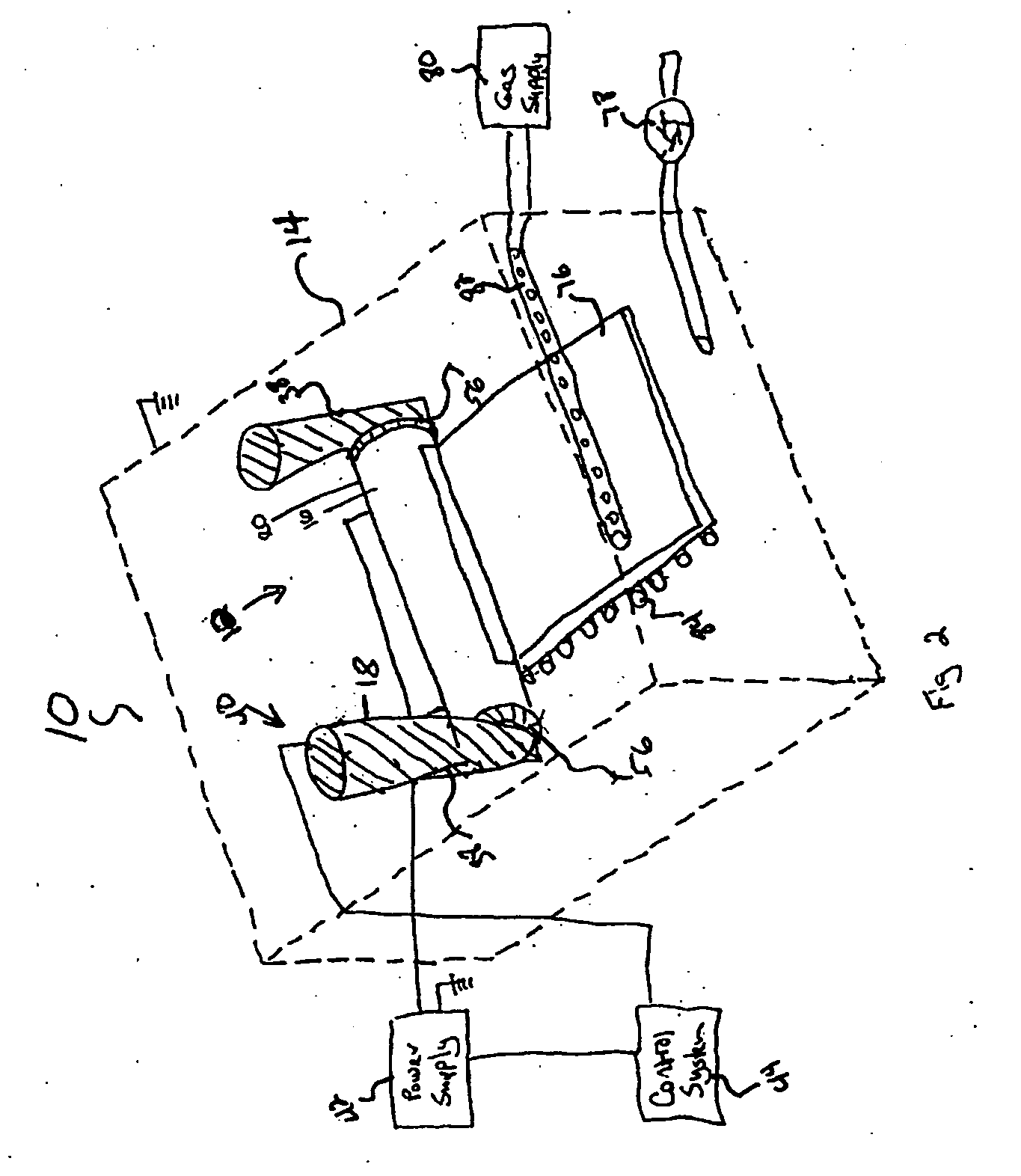 Oscillating shielded cylindrical target assemblies and their methods of use