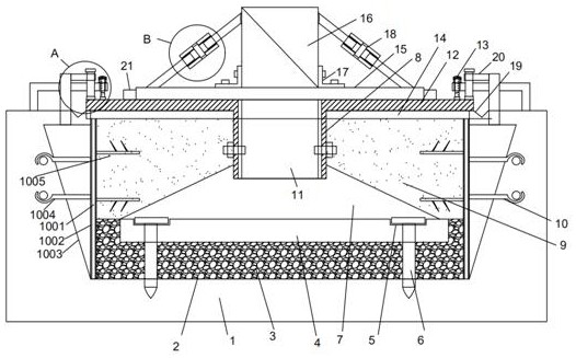 Tower crane foundation structure