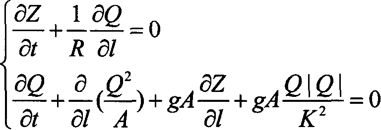 Modeling method of uncertain hydraulics model for urban seweage and drainage system