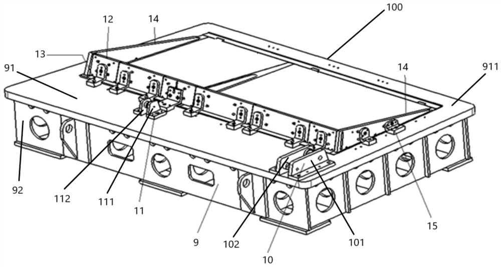 Cementing tool and cementing method suitable for control surface type remanufactured honeycomb structural part