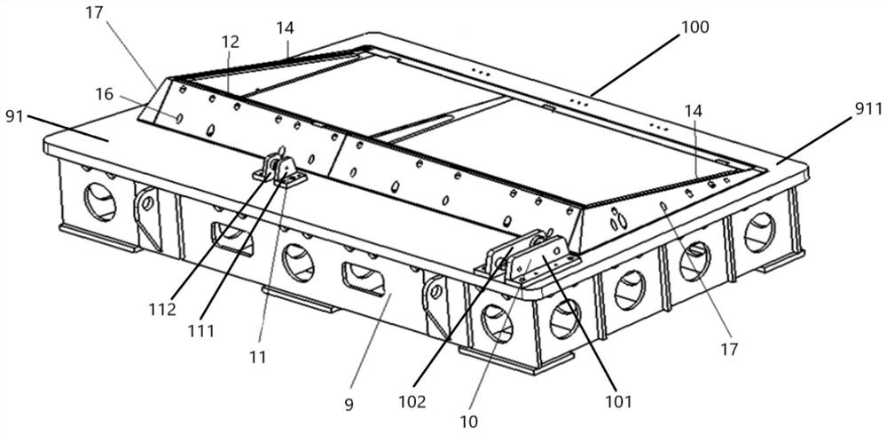 Cementing tool and cementing method suitable for control surface type remanufactured honeycomb structural part