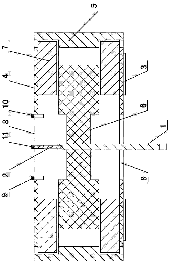 Electromagnetic actuator used for gear shifting of electric automobile