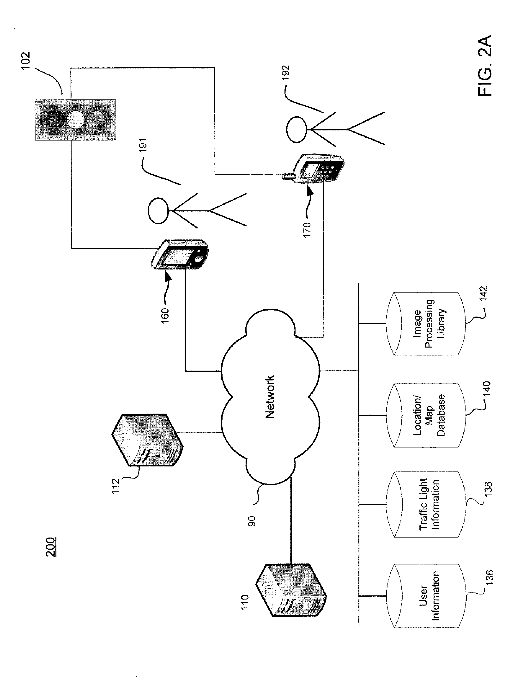 Traffic light detecting system and method