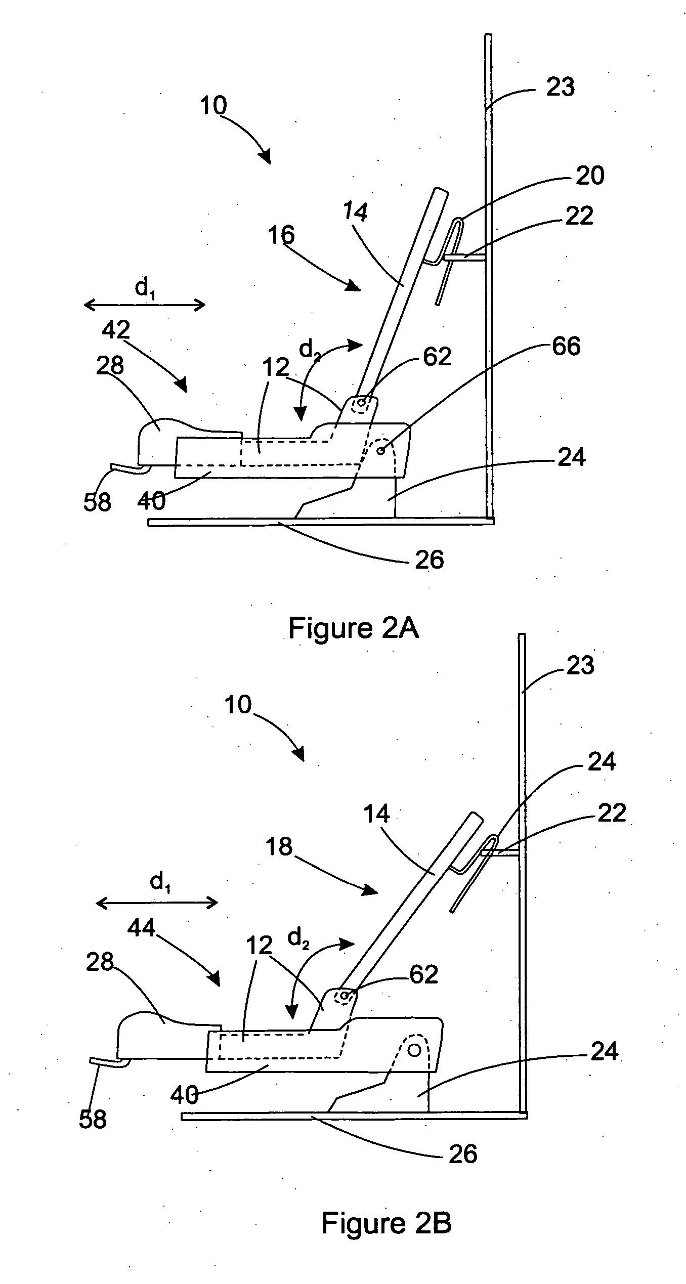 Truck slouch seat