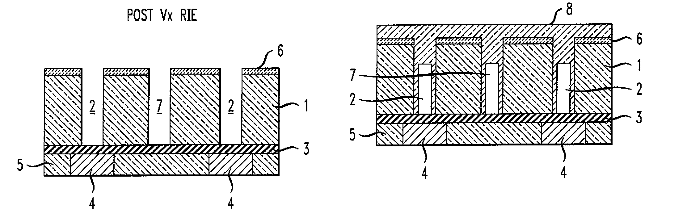 Circuit Structure with Low Dielectric Constant Regions and Method of Forming Same