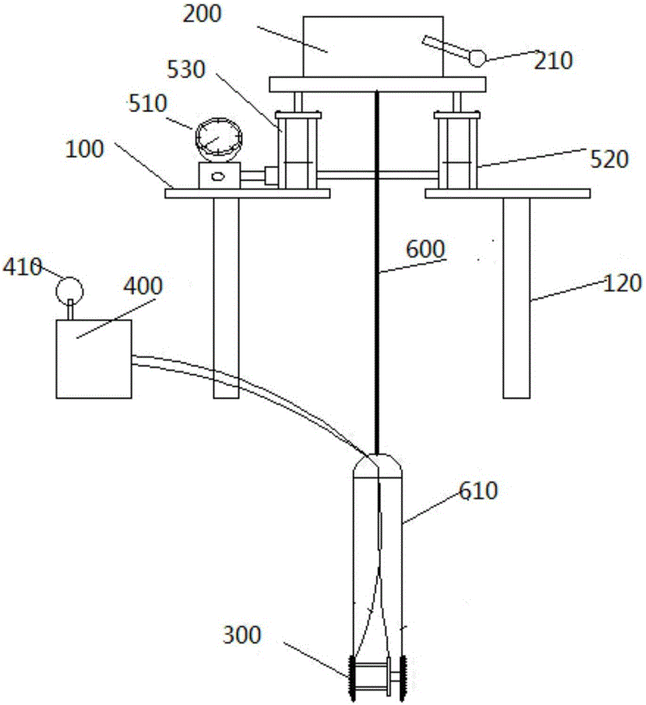 Soil in-suit boring shearing testing device