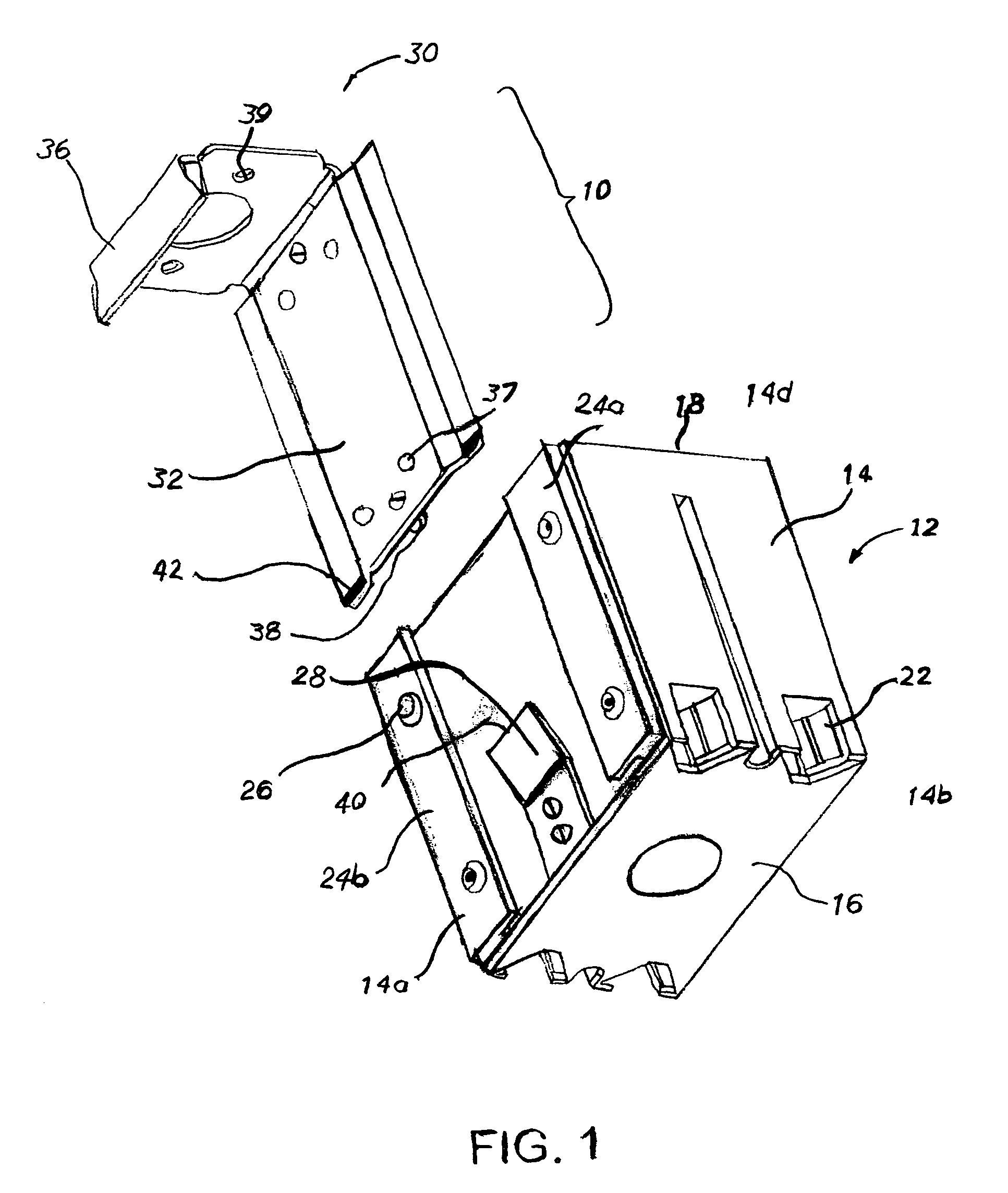 Adjustable bracket for outlet and switch boxes