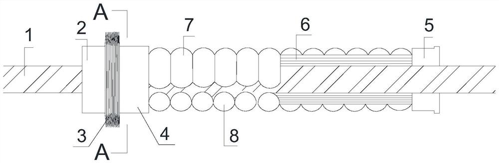 Prefabricated on-site bending and forming connection device, frp tendon bending and forming method and frp tendon