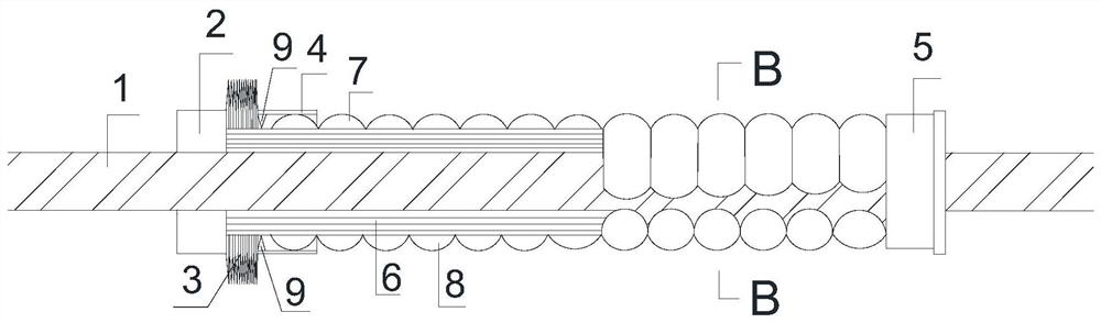 Prefabricated on-site bending and forming connection device, frp tendon bending and forming method and frp tendon