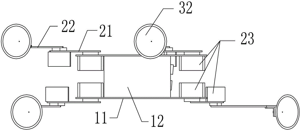 Negative pressure adsorption type biomimetic wall-climbing robot