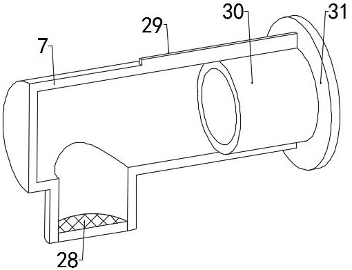 Waste liquid treatment device used after steel slag treatment