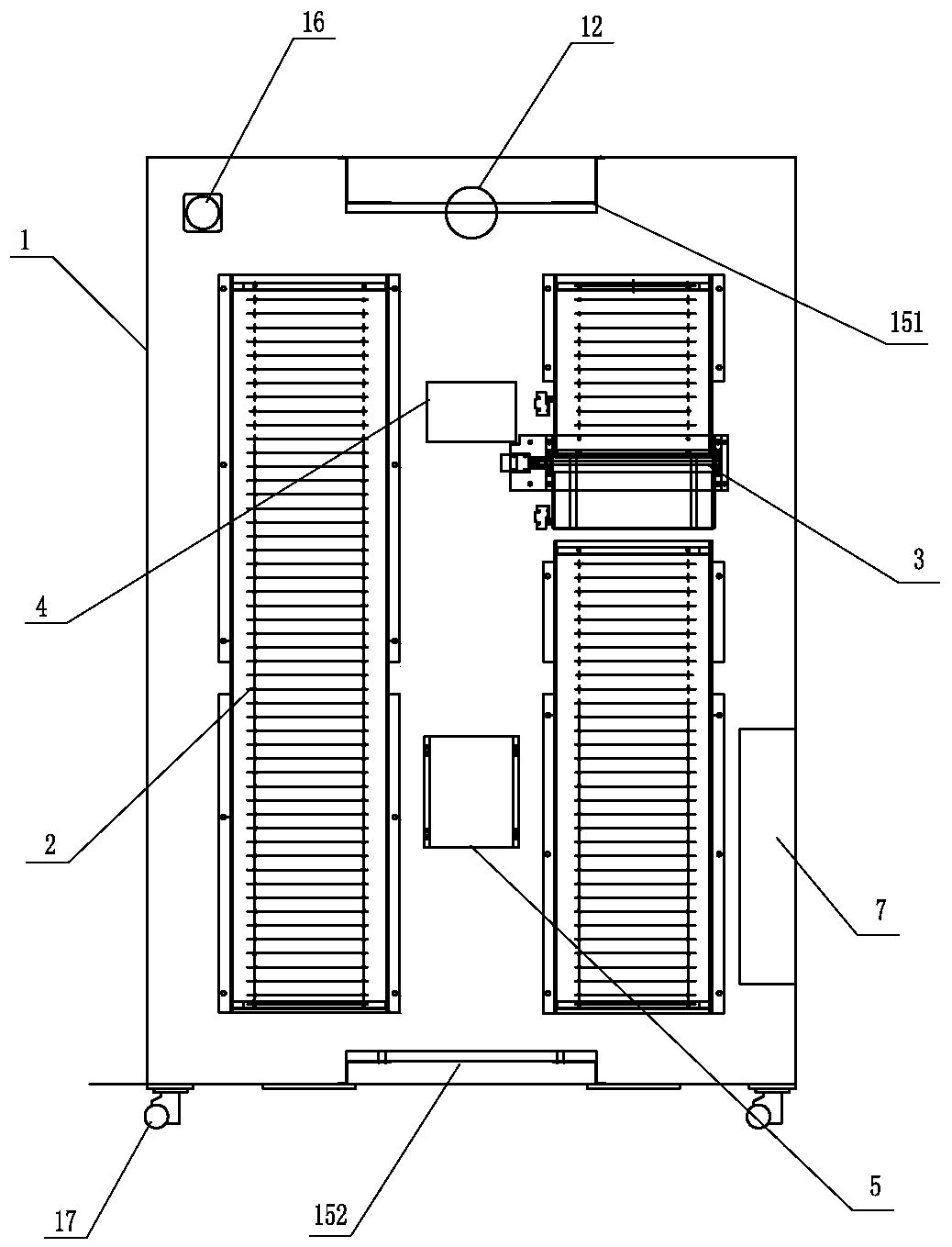 Intelligent document monitoring cabinet