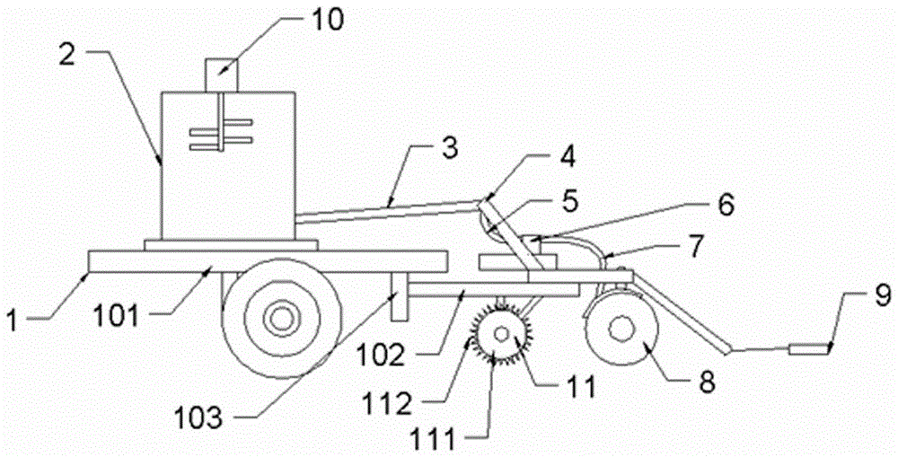 Equipment and method for applying additional water-soluble fertilizers to medicago