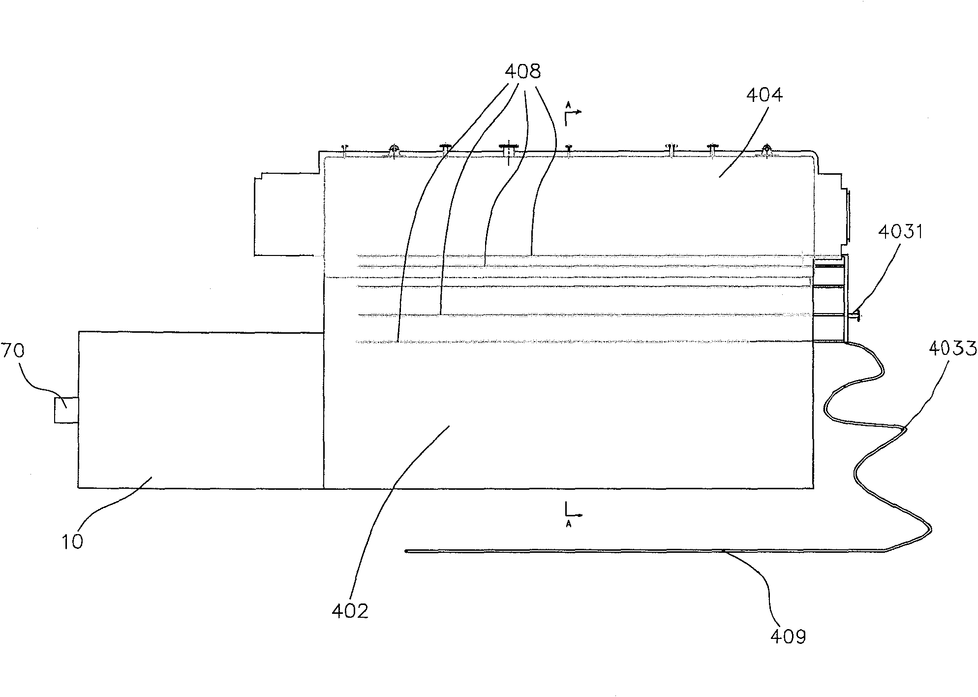 Industrial boiler using emulsifying coke mortar burning device