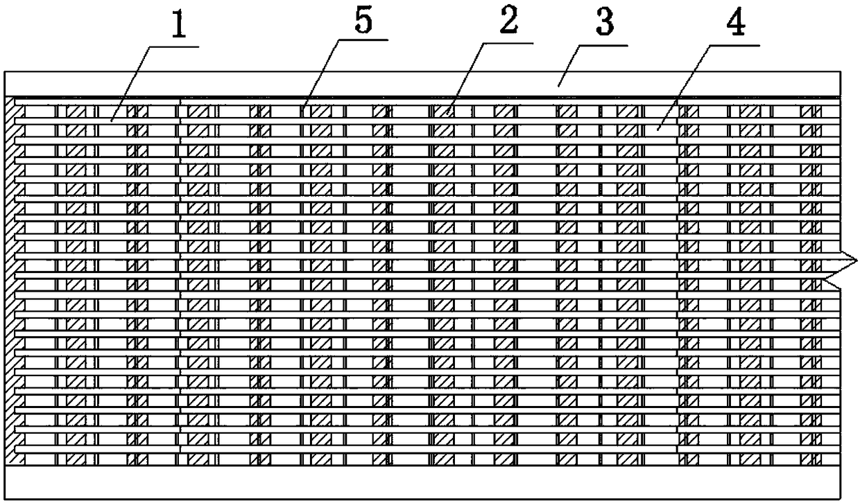 H-shaped fiber reinforced plastic grating construction site temporary pavement and construction method