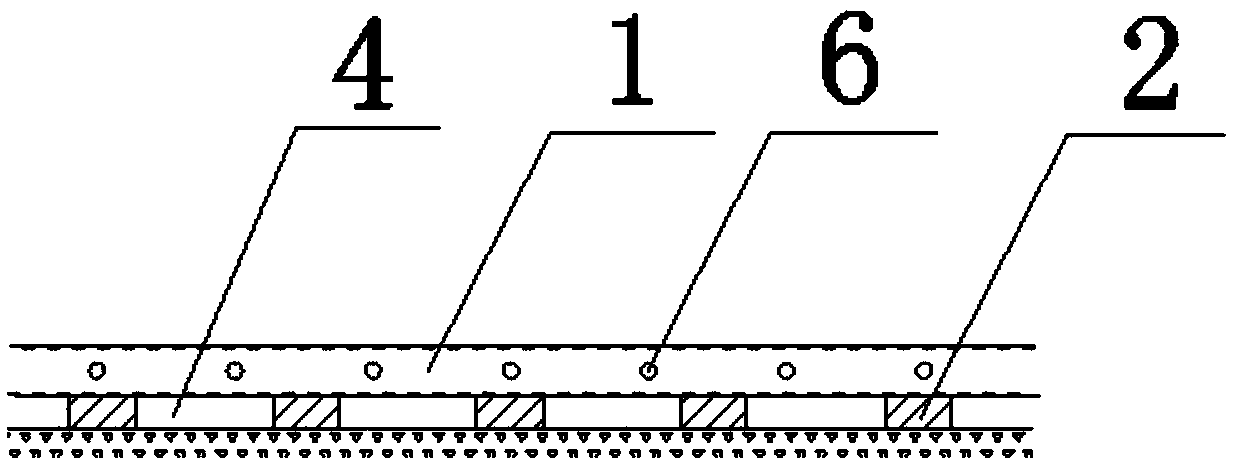 H-shaped fiber reinforced plastic grating construction site temporary pavement and construction method