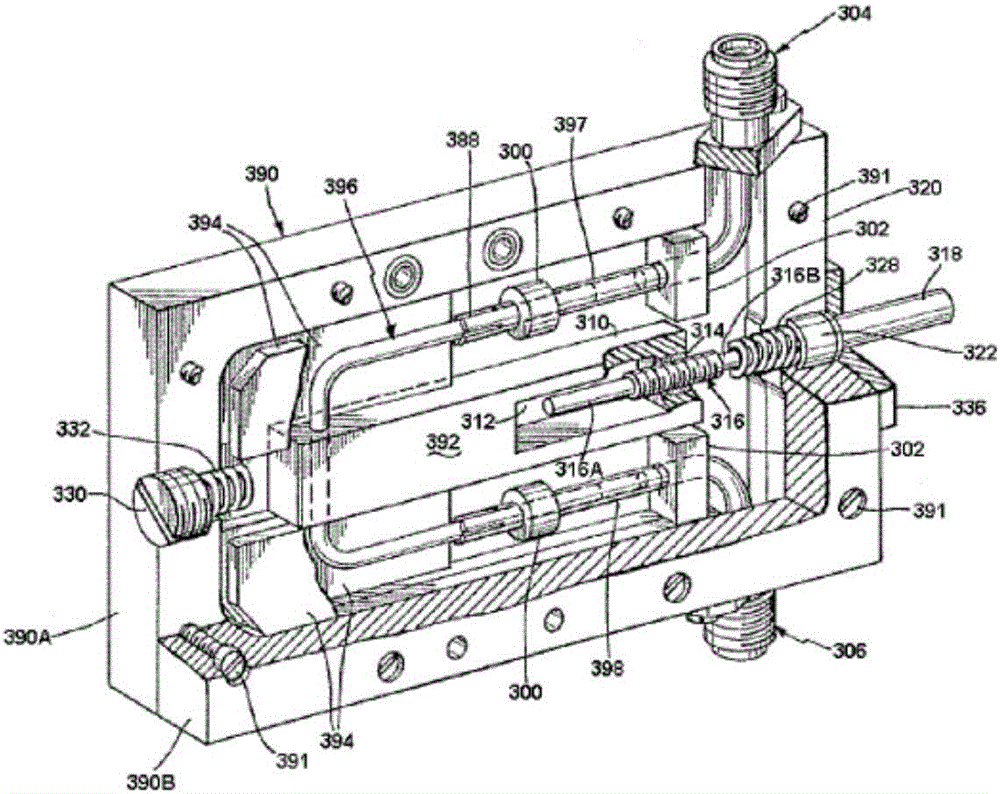 Phase shifting assembly, phase shifting device and phase shifting system