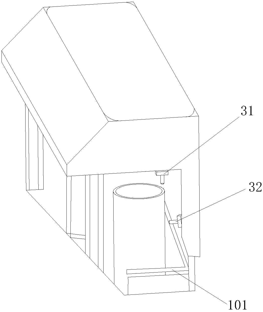 Automatic barrel feeding device for draw frame