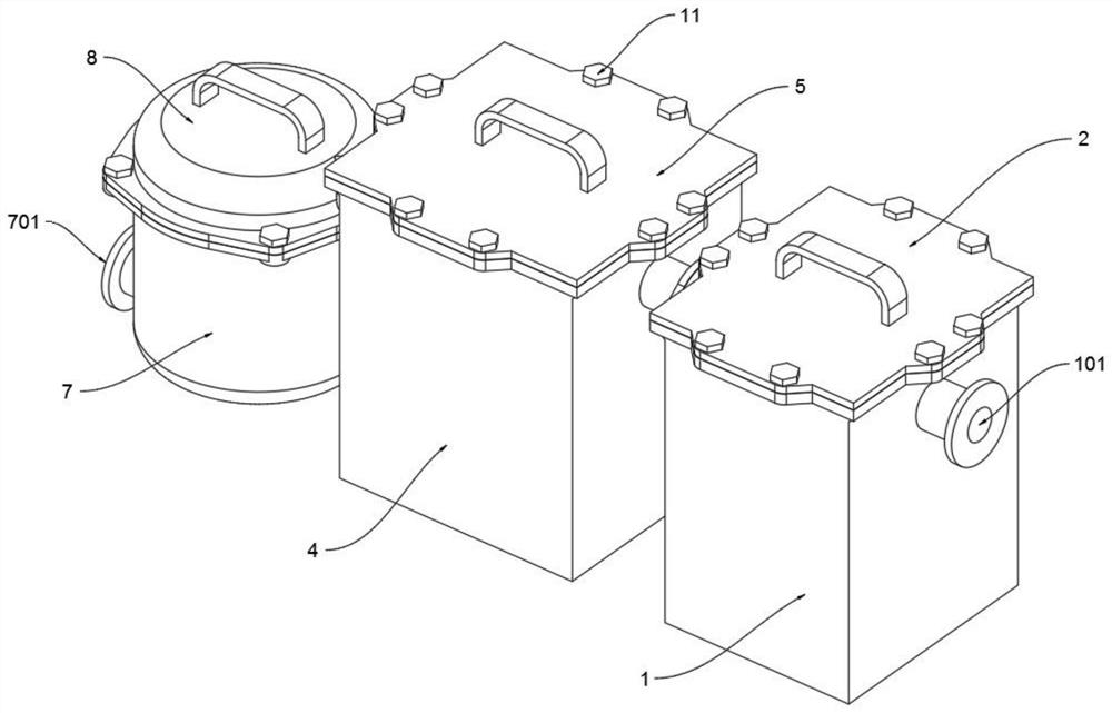 Lubricating oil filtering and collecting method