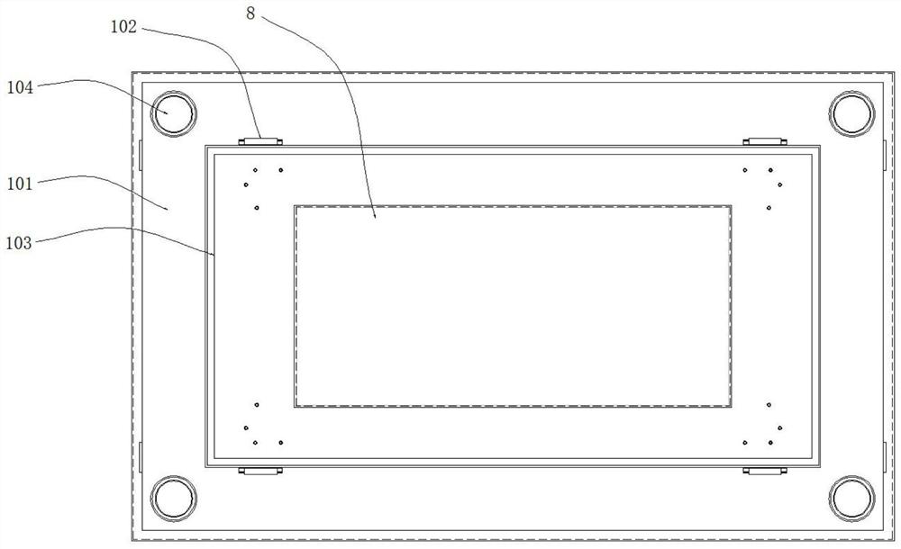 Round pin-point gate pouring molding structure